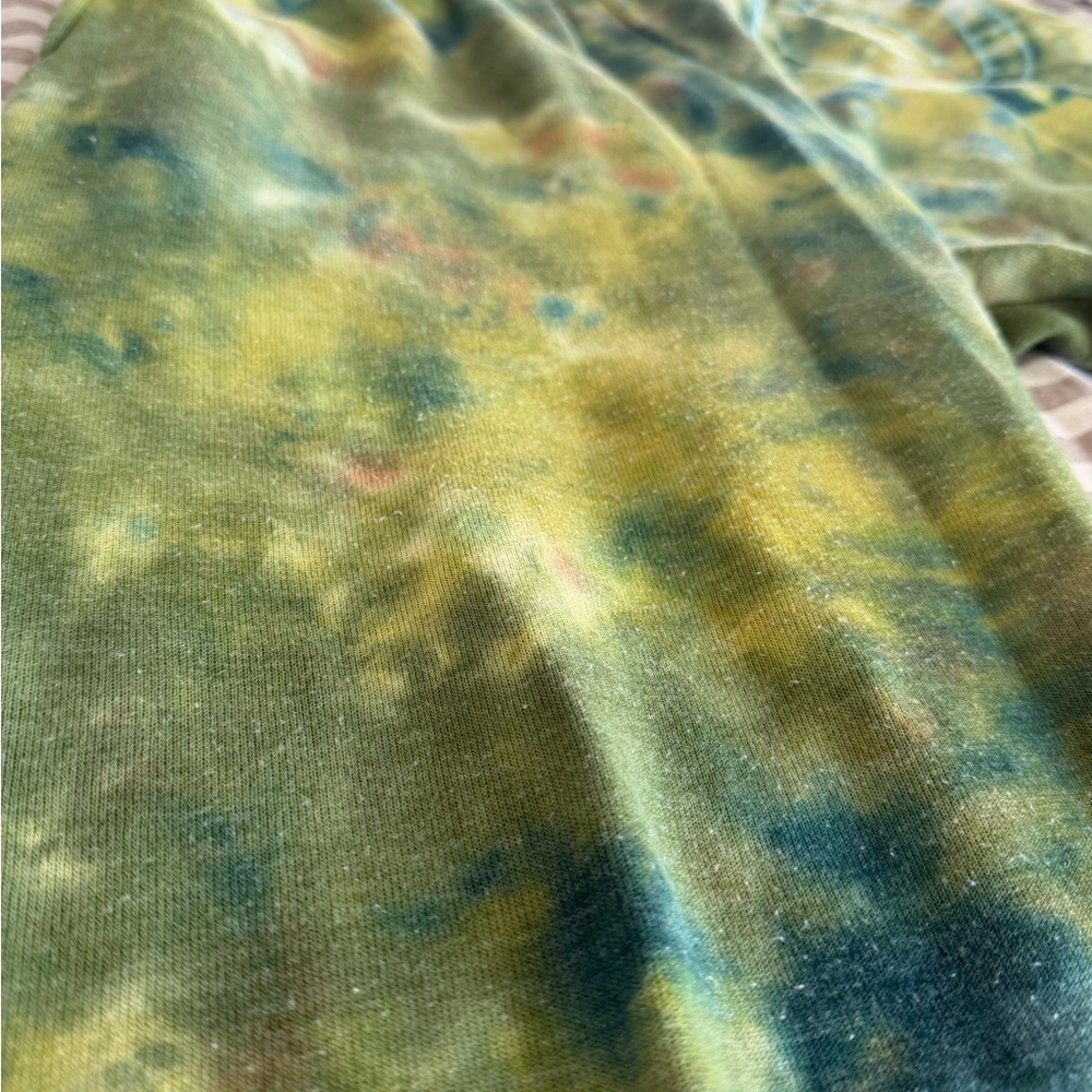 Aviator Nation Green and Yellow Tie-Dye Ninja Hoodie and Sweatpants SET - Picture 14 of 16